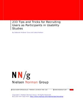 How to Recruit Participants for Usability Studies